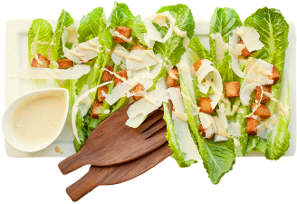 Салат Цезарь с курицей
